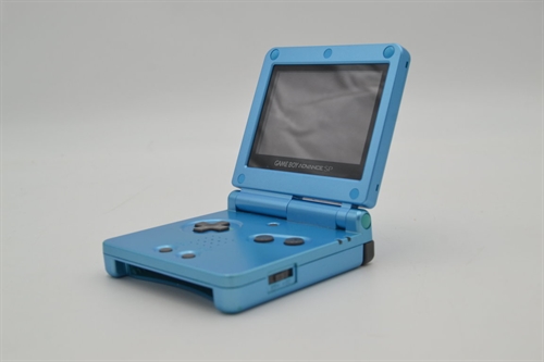 Gameboy Advance SP - Model AGS-101 - Pearl Blue - Konsol - SNR XEH50250194 (B Grade) (Genbrug)